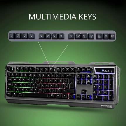 ZEBRONICS Transformer-k USB Gaming Keyboard-3